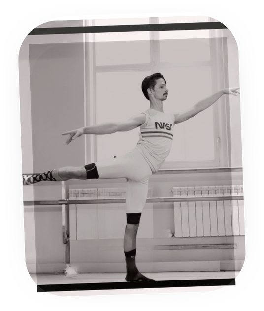 George Weir in ballet training